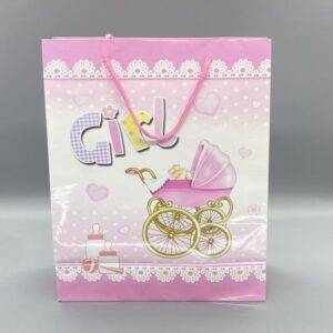 Baby Girl Gift Bag 32x26x10