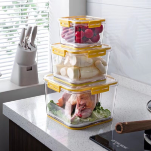5L Square Food Storage Containers 24.3*24.3 (MUST BUY AS SET KW0241)