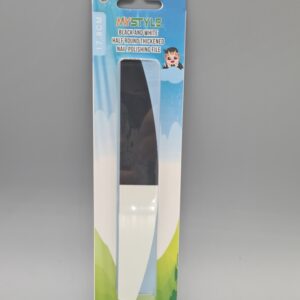 Black & White Half Round Thickened Nail Polishing File