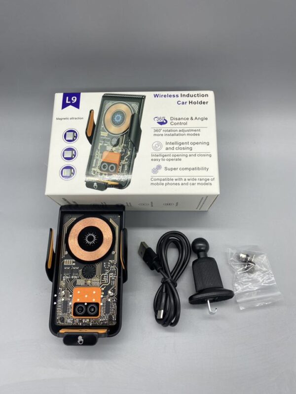 15W Wireless Fast Charging Car Phone Holder