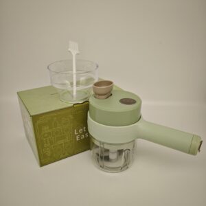 4-in-1 Electric Garlic Press Crusher
