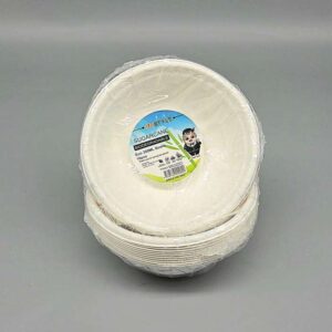 Eco Sugarcane Biodegradable 350ML Bowls 10pcs