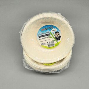 Eco Sugarcane Biodegradable 500ML Bowls 10pcs