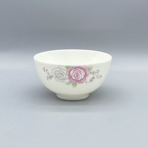 5' Fine Bone Bowl Shadow Flower