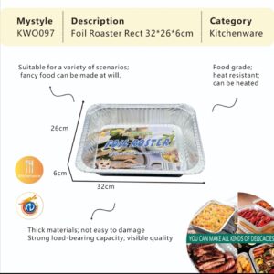 Foil Roaster Rect 32*26*6 cm