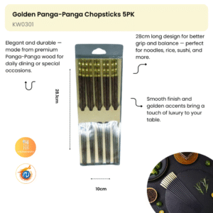 Golden Panga-Panga Chopsticks 5PK