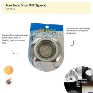 9cm Basin Drain 1PK